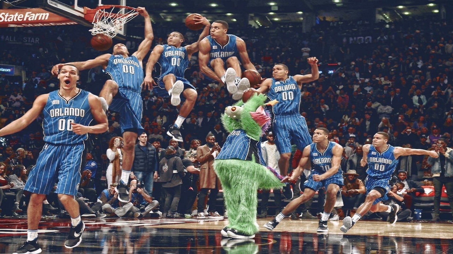 紫金风暴席卷,利拉德之夜双星闪耀,湖人粉碎广厦,见证生涯传奇